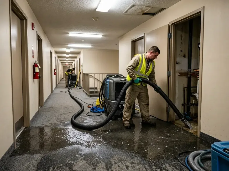 multi-unit-apartment-hallway-f-005 — frequently asked questions, Emergency Burst Pipe Water Extraction & Removal in North Co…